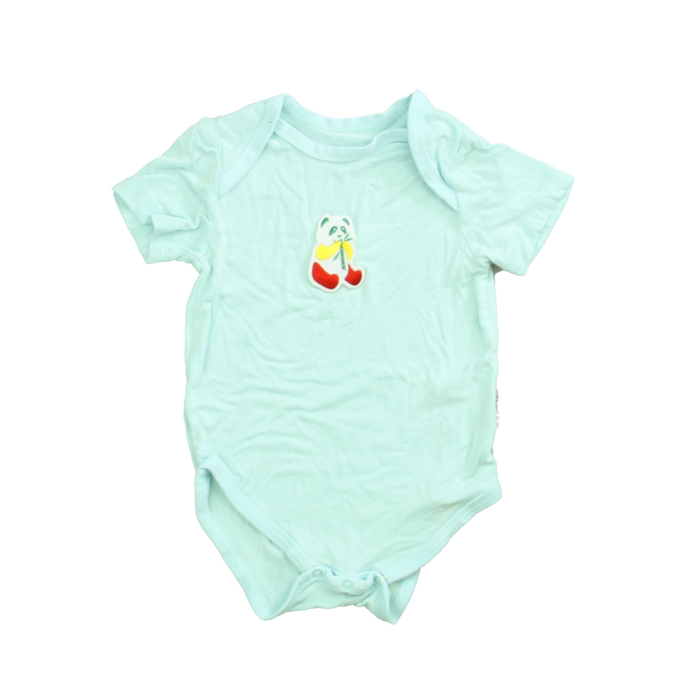 Silkberry Baby Boys Blue | Panda Onesie size: 6-12 Months